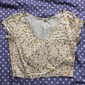 Garage Flower Floral Crop Top